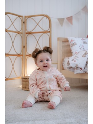 Lollie Baby&Kids 1.5 Tog Bebek Çocuk Uyku Tulumu ,%100 Pamuk - Unicorn