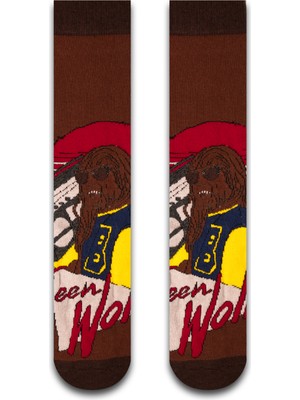 Neşeli Çoraplar Chewbacca Renkli Unisex Çorap