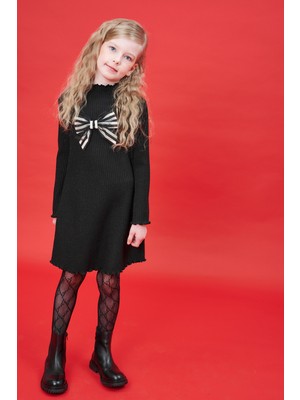 SheShe Siyah Örme Elbise