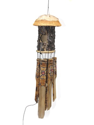 Store Mania Bambu Kuş Yuvalı Rüzgar Çanı STOREMANIA-96547