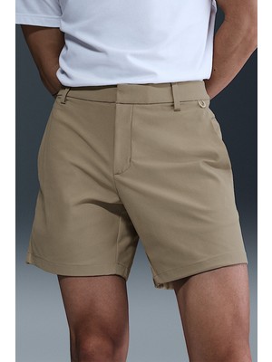 Nike 24.7 Perfect Stretch Men's Dri Fit 6" Short Erkek Esnek 15CM (Yaklaşık)  Şort Bej