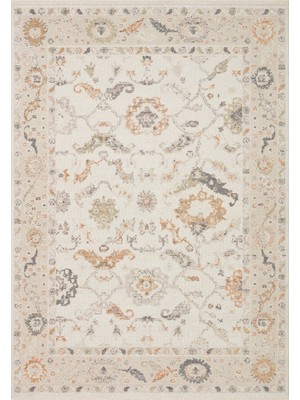 Eko Halı Sahara Sha 05 Cream Beige Naturel ve Yumuşak Tuşeli Şık Desenlere Sahip Hav Vermeyen Makine Halısı