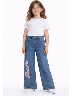 love Baskı Detaylı Palazzo Pantolon