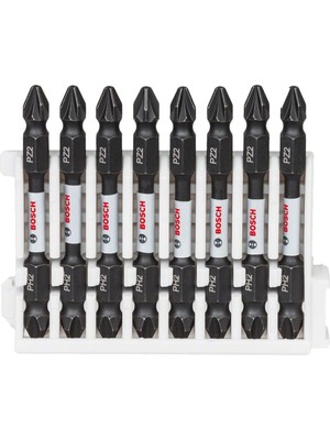 Bosch Çift Taraflı Impact Ctrl Tornavida Seti 8'li Ph2-Pz2 65MM
