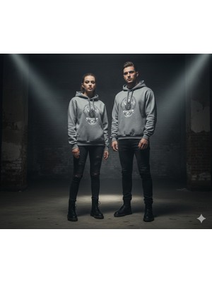 Safedock Unisex Gri Sweatshirt