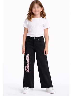 love Baskı Detaylı Palazzo Pantolon