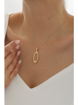 Yavuz Kuyumculuk 14 Ayar Altın Aynalı Zincir Silindir Kolye