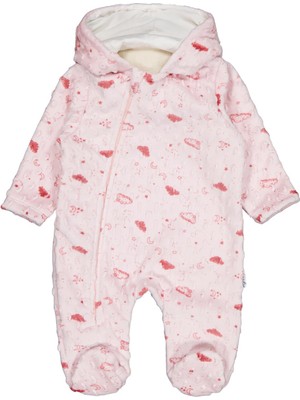 Albimini Minidamla Desenli Kozmonot 1-9 Ay Tulum - Pembe 6-9 Ay