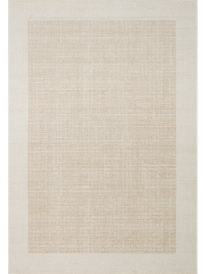 Eko Halı Sahara Sha 01 Cream Beige Naturel ve Yumuşak Tuşeli Şık Desenlere Sahip Hav Vermeyen Makine Halısı