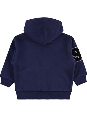 Civil Boys College Campus Baskılı 2-5 Yaş Hırka - Lacivert 3-4 Yaş