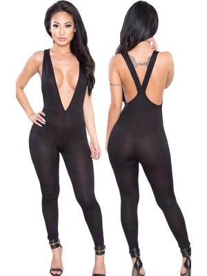 MTM My The Mall Giyim  Dekolteli Tulum Tayt