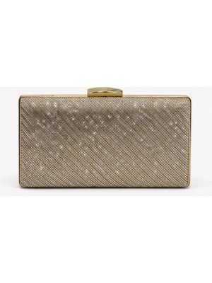 Louisiana Polo Vrl Kadın Abiye Portföy Çanta Taşlı Altın 369