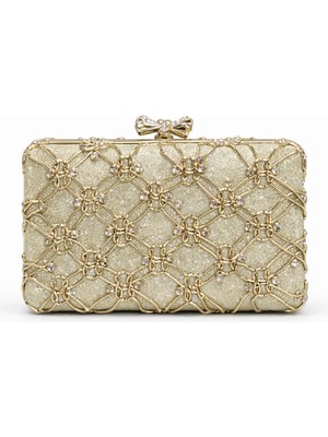 Queen Elizabeth Kadın Abiye Portföy Çanta Atın  63051-18