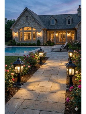 Billur Aydınlatma Ba 35/159 Ingiliz Çitalı Küçük Boy Alüminyum Döküm Dış Mekan Aplik (48 Cm)