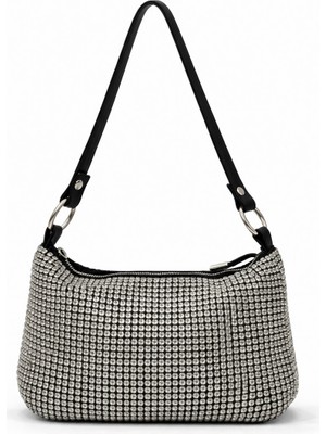 Queen Elizabeth Kadın Abiye Portföy Çanta  Siyah  Y23116