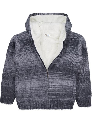 Civil Boys Içi Polarlı Kapşonlu 6-9 Yaş Hırka - Gri 6-7 Yaş