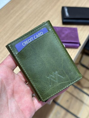 Velse Hakiki Deri Mekanizmalı Cüzdan Kart Bölmeli VS.BLKT.0299