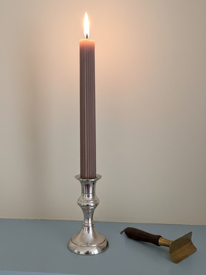 Zensori Tırtıklı Şamdan Mum (25 Cm)