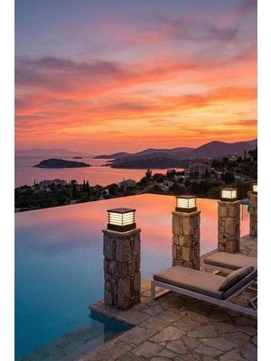 Billur Aydınlatma Ba 186/764 Metal Gövde Pleksi Camlı Dekoratif Aplik 35X39 cm