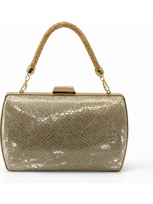 Louisiana Polo Vrl Kadın Abiye Portföy Çanta Çupra Altın 276