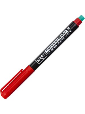 Buffer Kraf Asetat Kalemi Silgili (M) 260 Kırmızı