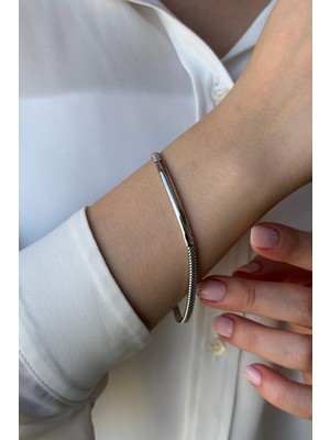 Zümrüt Sarraf 14 Ayar Altın Kadın Italyan Örgü Bileklik