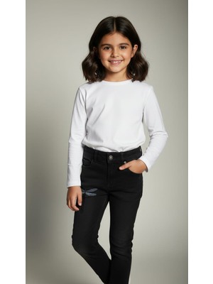 love Kelebek Taş Detaylı Pantolon