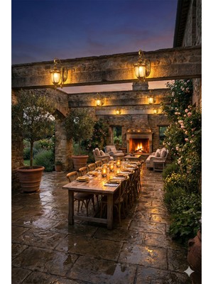 Billur Aydınlatma Ba 47/216 Büyük Boy Metal Dış Mekan Aydınlatma Alüminyum Döküm 40X80CM