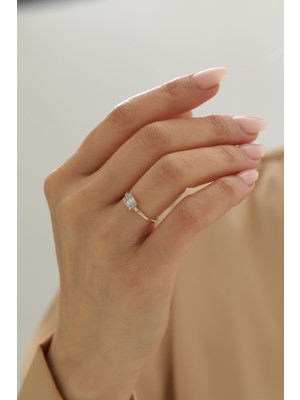 Yavuz Kuyumculuk 14 Ayar Altın Baget Yüzük