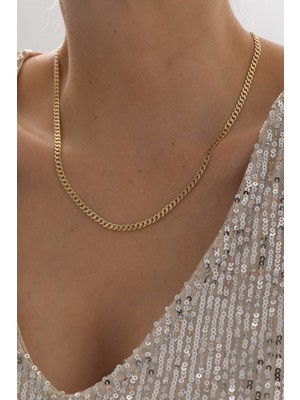 Yavuz Kuyumculuk 14 Ayar Altın Kilit Detay Gurmet Zincir