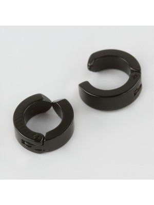 Marsilyan  Çelik Erkek Küpe (Kıstırmalı) 2 Adet