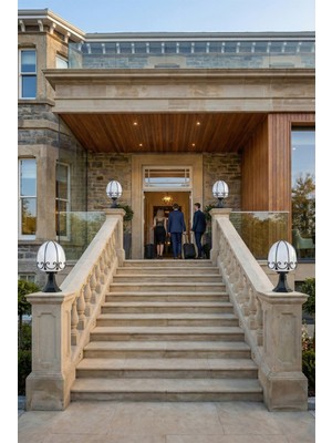 Billur Aydınlatma Ba 70/347 Alüminyum Döküm Dış Mekan Aplik - 45 cm (Paslanmaz & Gerçek Cam)