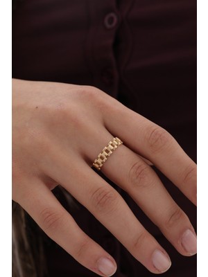 Yavuz Kuyumculuk 14 Ayar Altın Kordon Yüzük