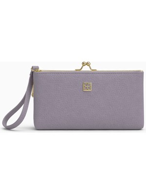 Queen Elizabeth Kadın Abiye Portföy Çanta Gri 2165