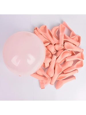 İstoç Parti Balon Mini Makaron Somon 6 Inç 50 Adet