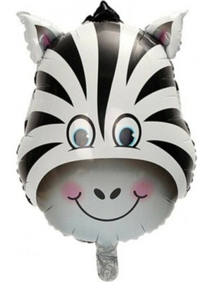 İstoç Parti Zebra Temalı Folyo Balon - 50 cm