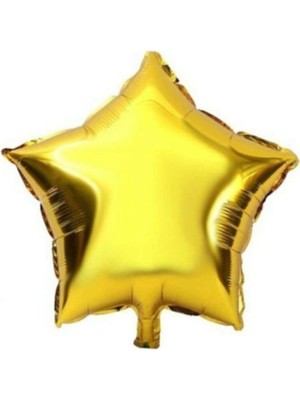 İstoç Parti Altın Yıldız Folyo Balon 45 cm - 5 Adet