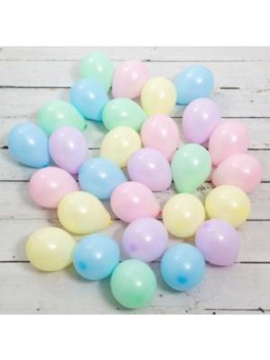 İstoç Parti Mini Makaron Karışık Balon 6 Inç 50 Adet