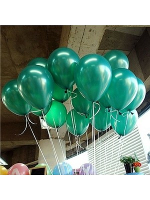 İstoç Parti 12 Inç Metalik Koyu Yeşil Balon 30'lu