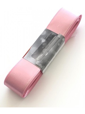 İstoç Parti Saten Kurdela 4 cm 10 Metre Pembe