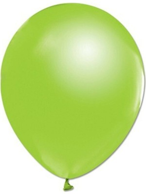 İstoç Parti 12 Inç Metalik Açık Yeşil Balon 10'lu