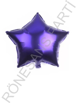 İstoç Parti Istoç Parti 18 Inç 45 cm Mor Yıldız Folyo Balon