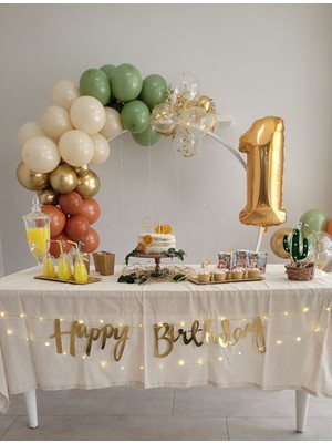 İstoç Parti 1 Yaş Doğum Günü Full Balon Seti