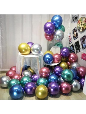 İstoç Parti Karışık Krom Balon 40 Adet