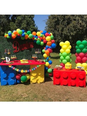 İstoç Parti Rengarenk Balon Zincir Seti 100 Adet + 5 Mt. Balon Zinciri