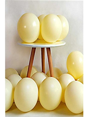 İstoç Parti Açık Sarı Pastel Balon 10 Adet