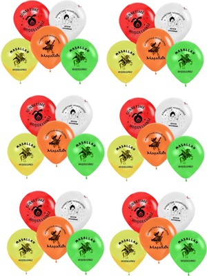 İstoç Parti Istoç Parti Sünnet Partisi Maşallah ve Sünnetime Hoş Geldiniz Baskılı Balon 30 Adet