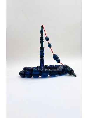 İbrahim Altıntaş Katalin Mavi Halkalı Imame Özel Işçilik Sistemli Tespih