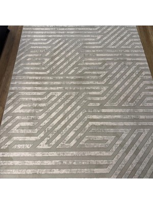 İpek Halı Ipek Halı Gaspara 14876 A.gri - Krem Modern Salon Halısı