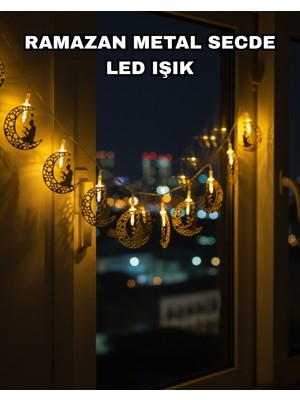 365Dükkan Dekoratif Ramazan Ay Işığı Secde Eden Adam Figürlü